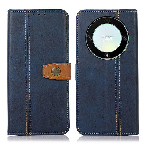 Leather Case Stands Flip Cover Holder M16L for Huawei Honor Magic5 Lite 5G Blue