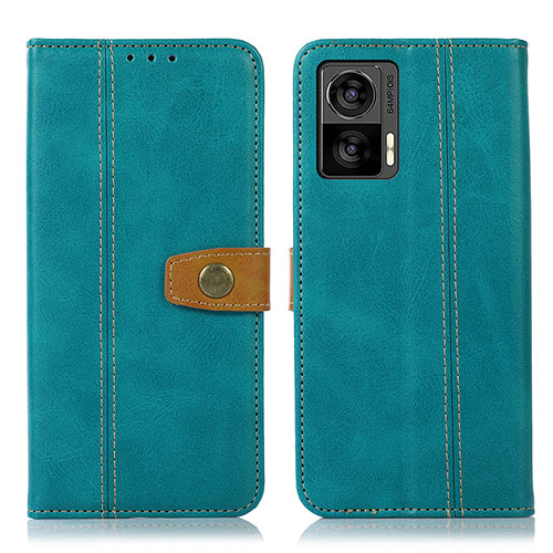 Leather Case Stands Flip Cover Holder M16L for Motorola Moto Edge 30 Lite 5G Green