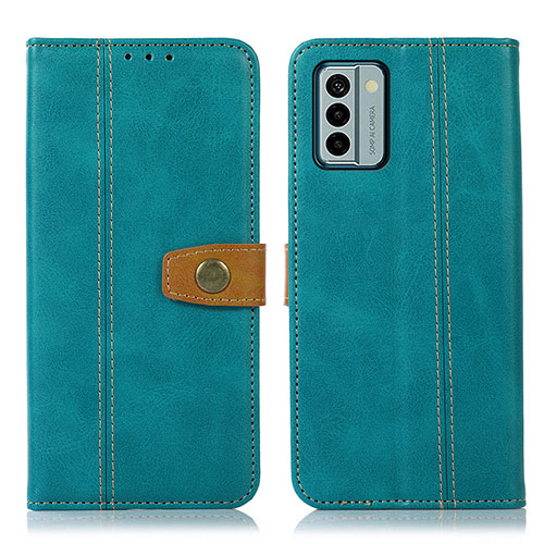 Leather Case Stands Flip Cover Holder M16L for Nokia G22 Green