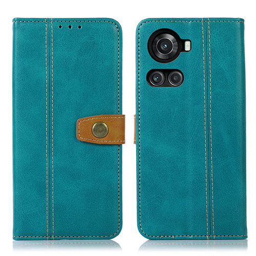 Leather Case Stands Flip Cover Holder M16L for OnePlus 10R 5G Green