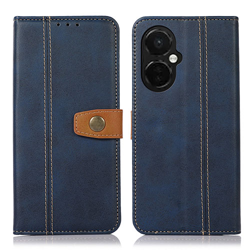 Leather Case Stands Flip Cover Holder M16L for OnePlus Nord N30 5G Blue