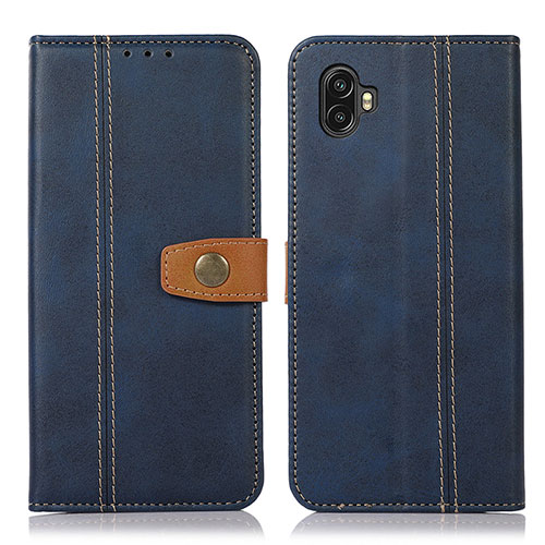 Leather Case Stands Flip Cover Holder M16L for Samsung Galaxy Xcover Pro 2 5G Blue