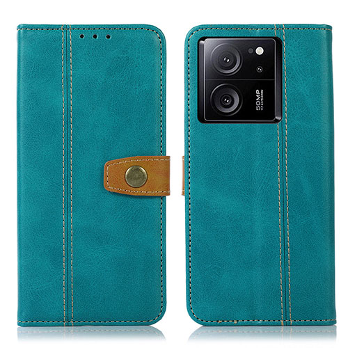 Leather Case Stands Flip Cover Holder M16L for Xiaomi Mi 13T 5G Green