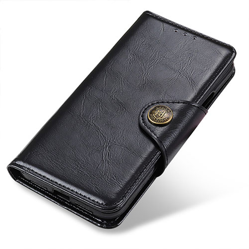 Leather Case Stands Flip Cover Holder ML12 for Huawei Nova 8i Black