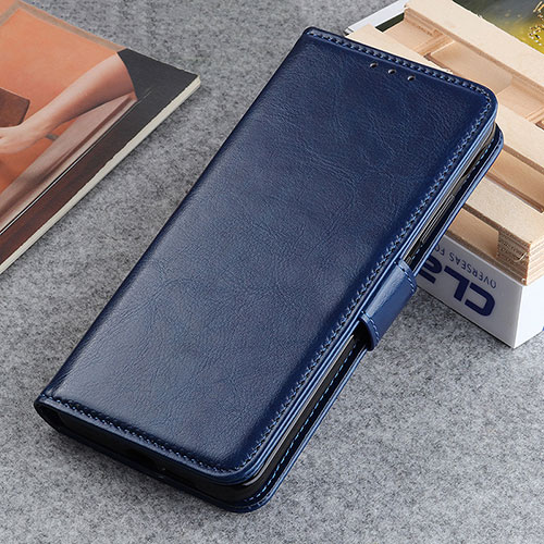 Leather Case Stands Flip Cover Holder ML7 for Huawei Nova 8i Blue