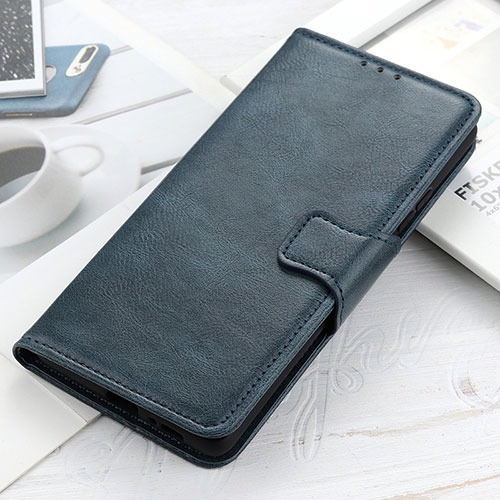 Leather Case Stands Flip Cover Holder ML9 for Realme 9 Pro+ Plus 5G Blue