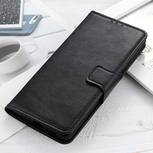 Leather Case Stands Flip Cover Holder ML9 for Realme C35 Black