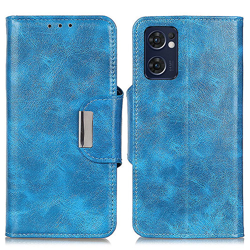 Leather Case Stands Flip Cover Holder N04P for OnePlus Nord CE 2 5G Sky Blue