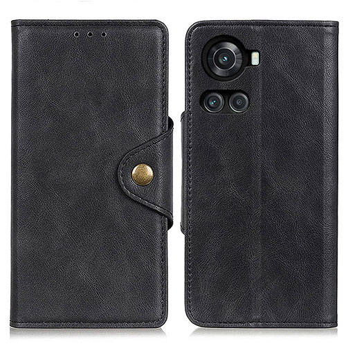 Leather Case Stands Flip Cover Holder N06P for OnePlus Ace 5G Black