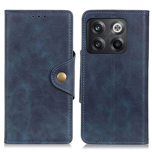 Leather Case Stands Flip Cover Holder N06P for OnePlus Ace Pro 5G Blue