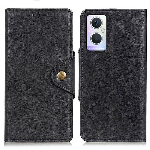 Leather Case Stands Flip Cover Holder N06P for OnePlus Nord N20 5G Black