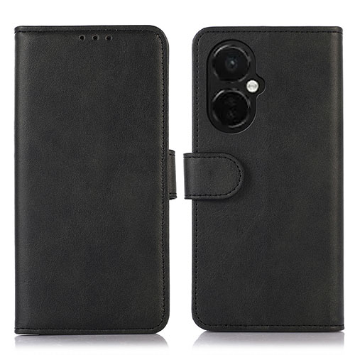 Leather Case Stands Flip Cover Holder N08P for OnePlus Nord CE 3 5G Black