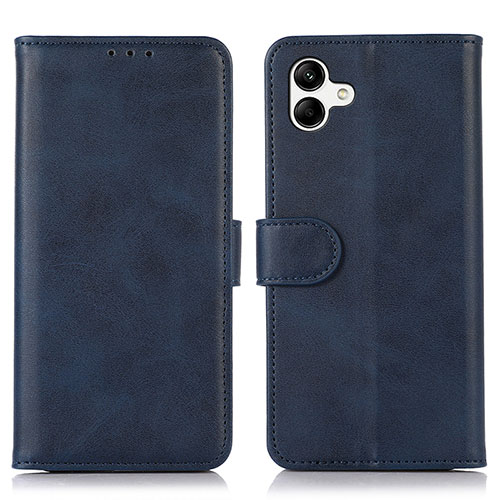 Leather Case Stands Flip Cover Holder N08P for Samsung Galaxy F14 5G Blue