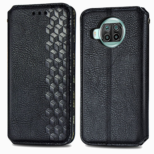 Leather Case Stands Flip Cover Holder S01D for Xiaomi Mi 10T Lite 5G Black