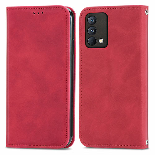 Leather Case Stands Flip Cover Holder S04D for Realme GT Master 5G Red