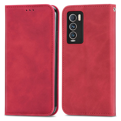 Leather Case Stands Flip Cover Holder S04D for Realme GT Master Explorer 5G Red