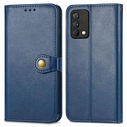 Leather Case Stands Flip Cover Holder S05D for Realme GT Master 5G Blue