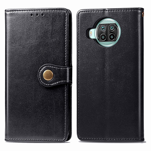 Leather Case Stands Flip Cover Holder S05D for Xiaomi Mi 10i 5G Black