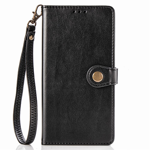 Leather Case Stands Flip Cover Holder S07D for Huawei P40 Pro Black