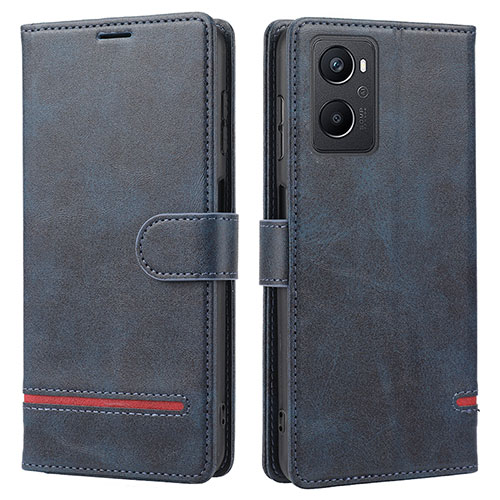 Leather Case Stands Flip Cover Holder SY1 for OnePlus Nord N20 5G Blue