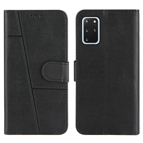 Leather Case Stands Flip Cover Holder Y01X for Samsung Galaxy S20 Plus Black