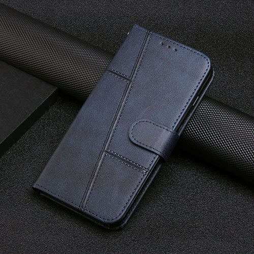 Leather Case Stands Flip Cover Holder Y01X for Xiaomi Poco X5 Pro 5G Blue