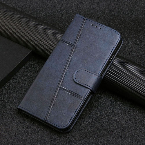 Leather Case Stands Flip Cover Holder Y01X for Xiaomi Redmi 11A 4G Blue