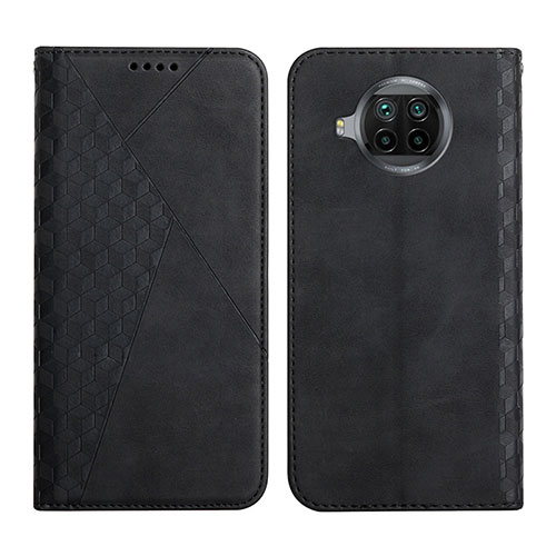 Leather Case Stands Flip Cover Holder Y02X for Xiaomi Mi 10i 5G Black