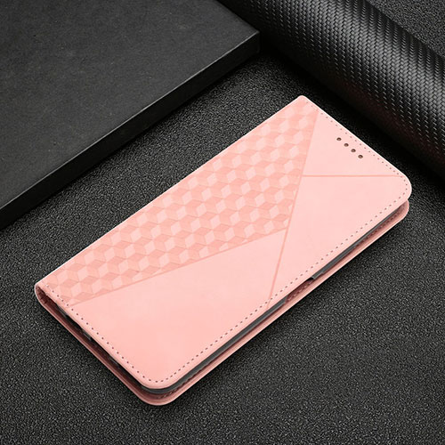 Leather Case Stands Flip Cover Holder Y02X for Xiaomi Mi 13 5G Rose Gold