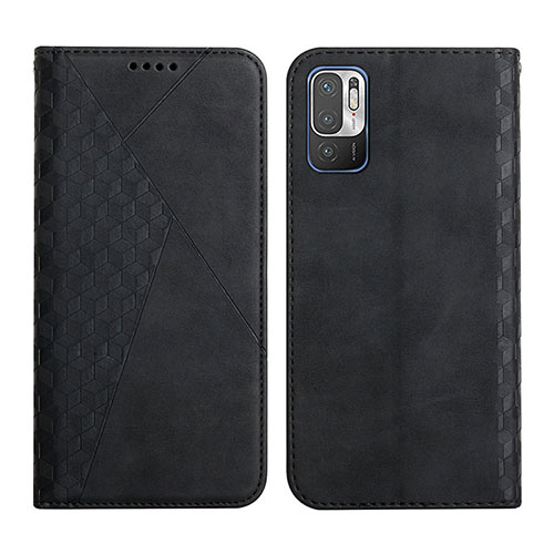 Leather Case Stands Flip Cover Holder Y02X for Xiaomi Redmi Note 11 SE 5G Black