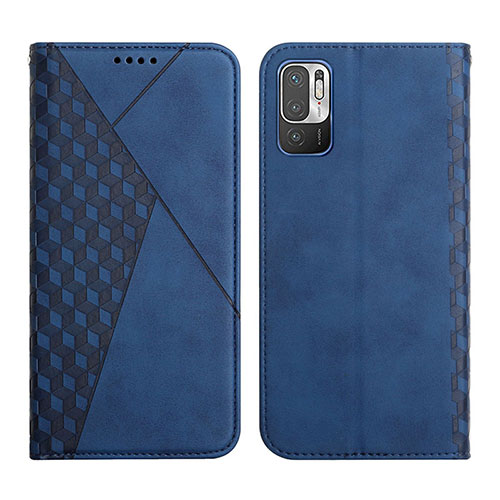 Leather Case Stands Flip Cover Holder Y02X for Xiaomi Redmi Note 11 SE 5G Blue