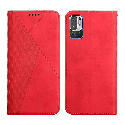 Leather Case Stands Flip Cover Holder Y02X for Xiaomi Redmi Note 11 SE 5G Red