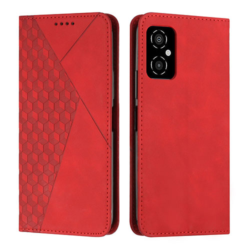 Leather Case Stands Flip Cover Holder Y02X for Xiaomi Redmi Note 11R 5G Red