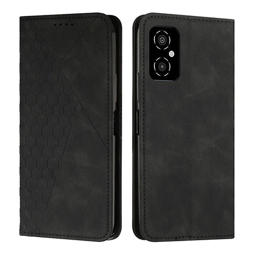 Leather Case Stands Flip Cover Holder Y02X for Xiaomi Redmi Note 12R Pro 5G Black