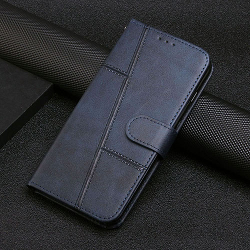 Leather Case Stands Flip Cover Holder Y04X for Google Pixel 6a 5G Blue