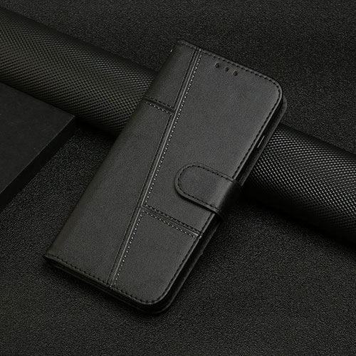 Leather Case Stands Flip Cover Holder Y04X for Oppo Reno10 Pro+ Plus 5G Black