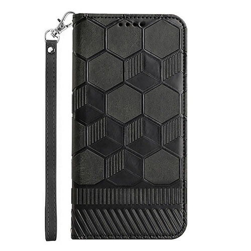 Leather Case Stands Flip Cover Holder Y05B for Samsung Galaxy A13 5G Black