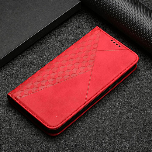 Leather Case Stands Flip Cover Holder Y05X for Google Pixel 7 Pro 5G Red