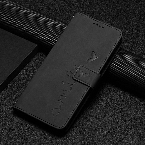 Leather Case Stands Flip Cover Holder Y06X for Google Pixel 6a 5G Black