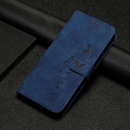 Leather Case Stands Flip Cover Holder Y06X for Google Pixel 7 Pro 5G Blue