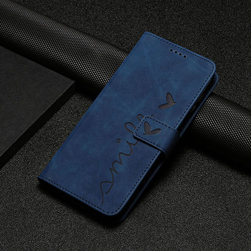 Leather Case Stands Flip Cover Holder Y06X for Oppo Reno10 Pro+ Plus 5G Blue