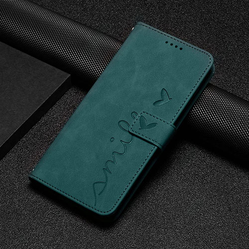 Leather Case Stands Flip Cover Holder Y06X for Xiaomi Civi 2 5G Green