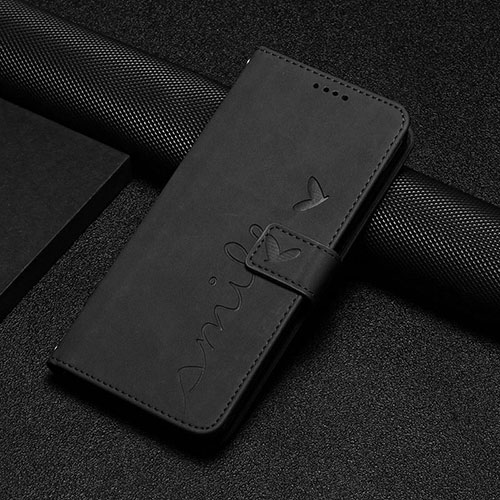 Leather Case Stands Flip Cover Holder Y06X for Xiaomi Redmi Note 12 4G Black