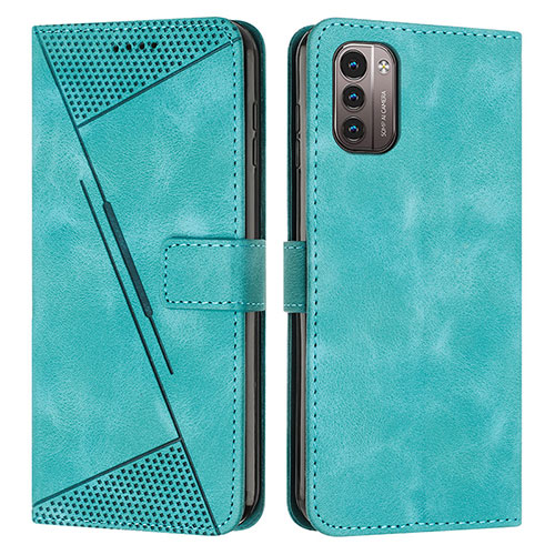 Leather Case Stands Flip Cover Holder Y07X for Nokia G21 Green