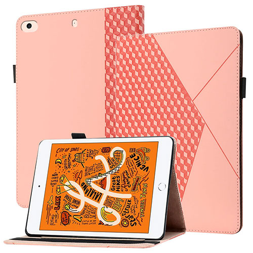 Leather Case Stands Flip Cover Holder YX1 for Apple iPad Mini 4 Rose Gold