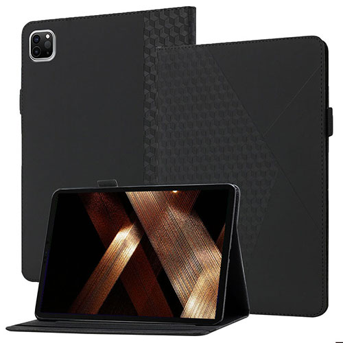 Leather Case Stands Flip Cover Holder YX1 for Apple iPad Pro 11 (2022) Black