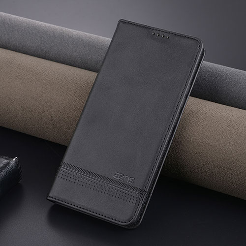 Leather Case Stands Flip Cover Holder YZ1 for Oppo A2 Pro 5G Black