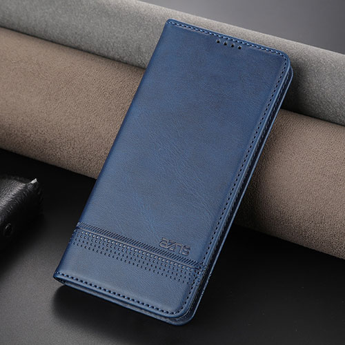 Leather Case Stands Flip Cover Holder YZ2 for Huawei Nova 11 Blue