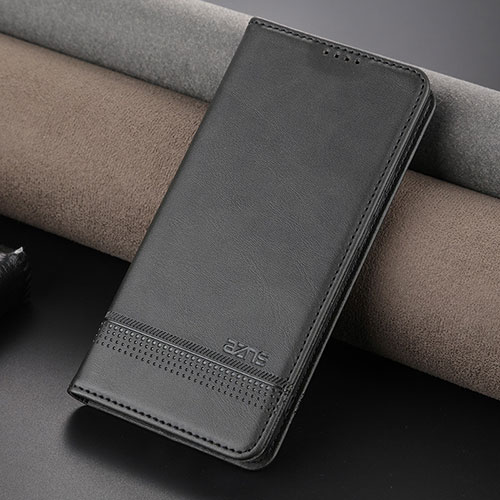 Leather Case Stands Flip Cover Holder YZ2 for Huawei Nova 11 Ultra Black