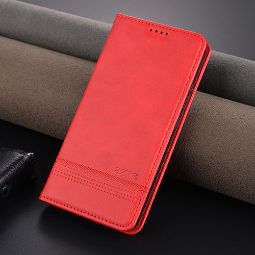 Leather Case Stands Flip Cover Holder YZ2 for Xiaomi Mi 14 Pro 5G Hot Pink